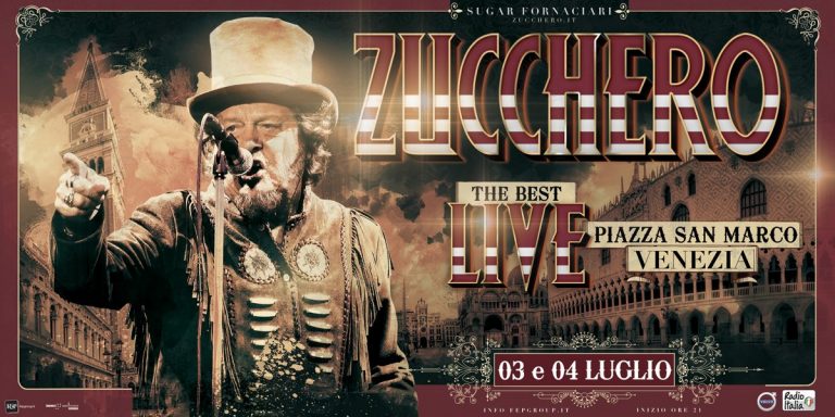 Zucchero suonerà in piazza San Marco a luglio