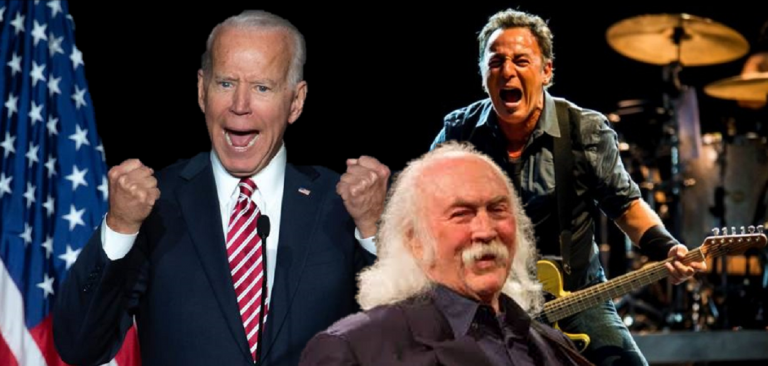 David Crosby invita Bruce Spingsteen per un concerto per Joe Biden e la sua campagna elettorale