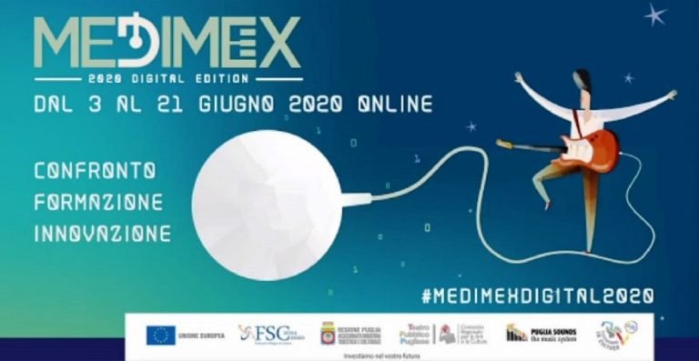 Medimex quest’anno è online: dal 3 al 21 giugno diventa “Medimex D”