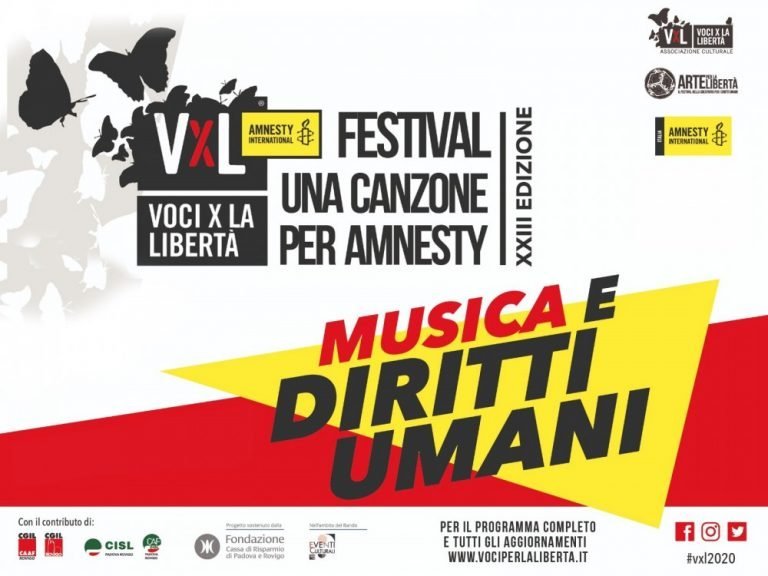 “VOCI PER LA LIBERTÀ – UNA CANZONE PER AMNESTY” CON LERCIO, NICCOLÒ FABI, MARINA REI