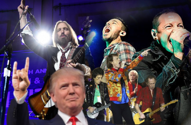 I Linkin Park, Rolling Stones e la famiglia di Tom Petty contro Trump -Disattivato video elettorale