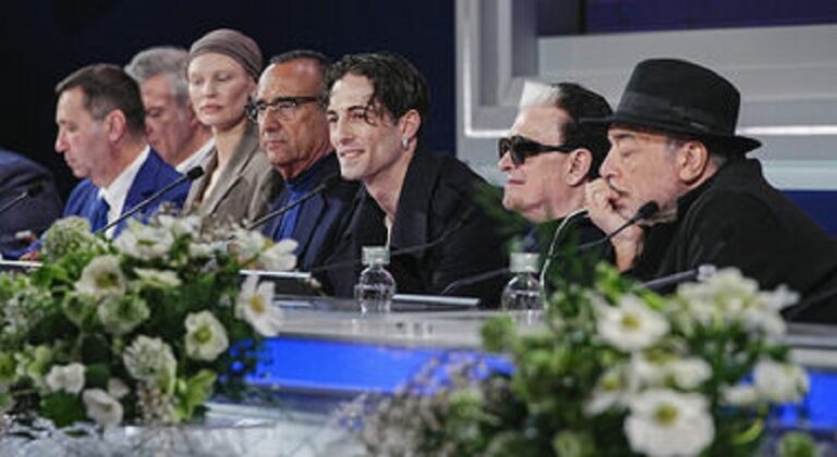 Sanremo 2025: terza conferenza stampa – Presenti Damiano David, Margioglio, Balti e Frassica