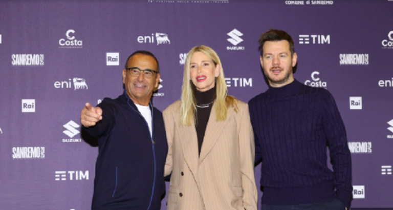 SANREMO 2025: SCALETTA DELLA SERATA FINALE – OSPITI E CO CONDUTTORI