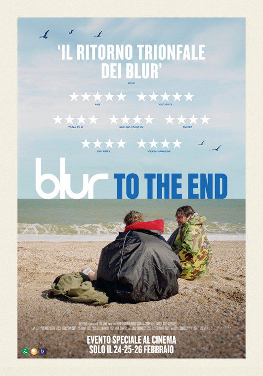 IL DOCUMENTARIO “BLUR: TO THE END” DAL 24 AL 26 FEBBRAIO AL CINEMA