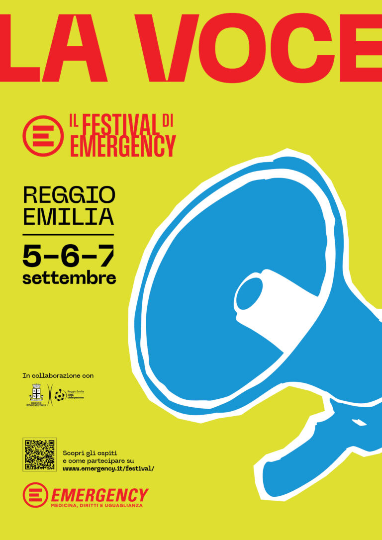 Festival di EMERGENCY, quinta edizione a settembre a Reggio Emilia