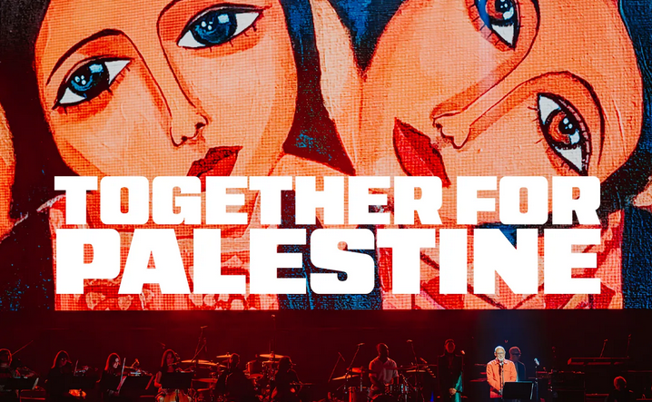 Brian Eno ha organizzato a Londra il concerto “Together for Palestine”