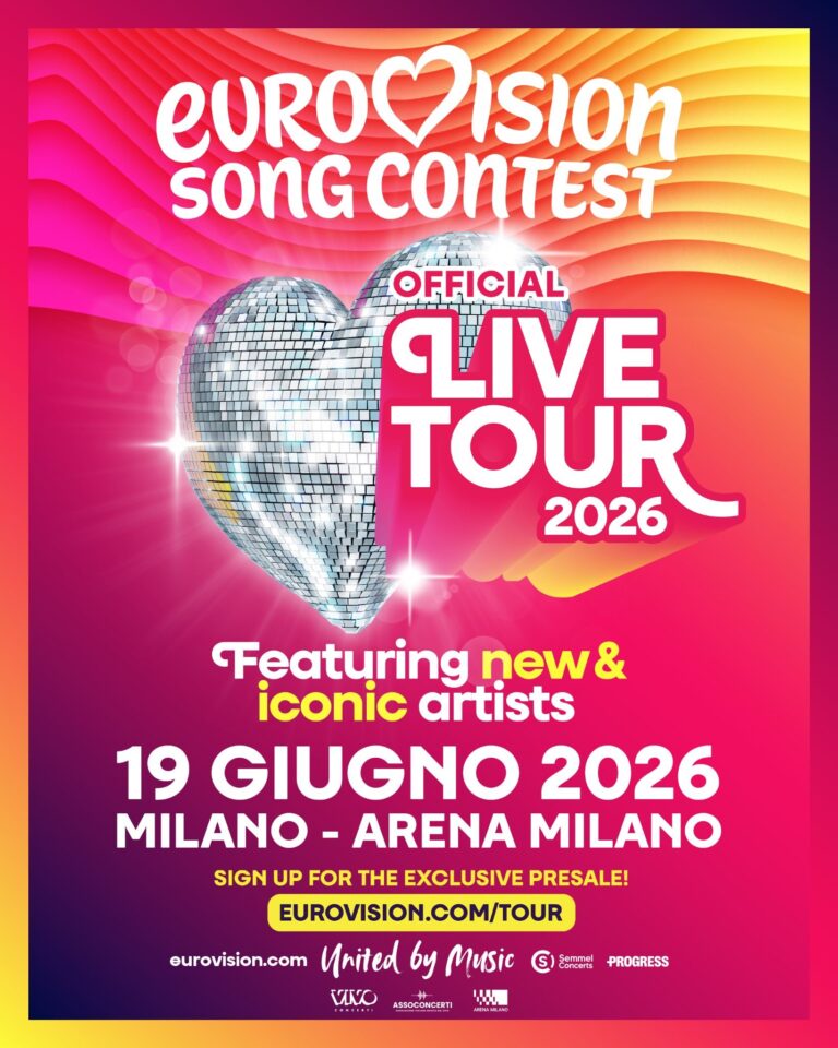 ANNUNCIATO IL PRIMO EUROVISION SONG CONTEST LIVE TOUR PER I 70 ANNI DI MUSICA