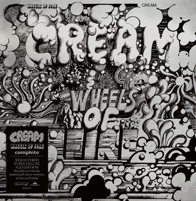 Ripubblicato con brani inediti CREAM – WHEELS OF FIRE – Il doppio album della leggendaria band